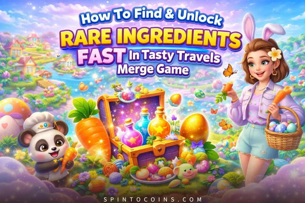 How to Find & Unlock Rare Ingredients Fast in Tasty Travels Merge Game