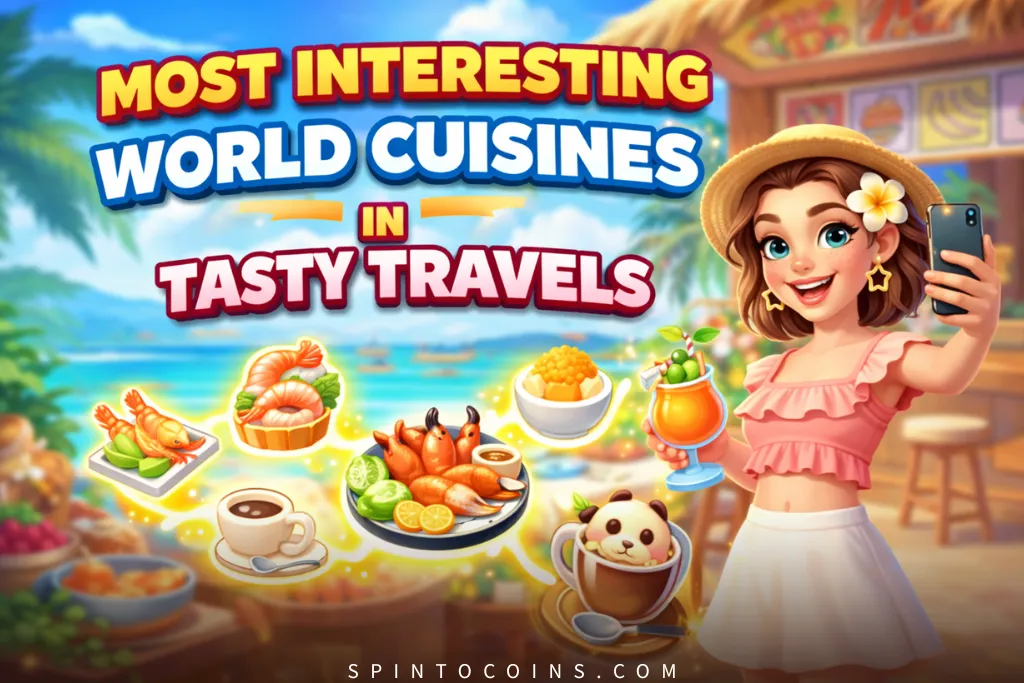 World Cuisines to Explore in Tasty Travels Merge Game