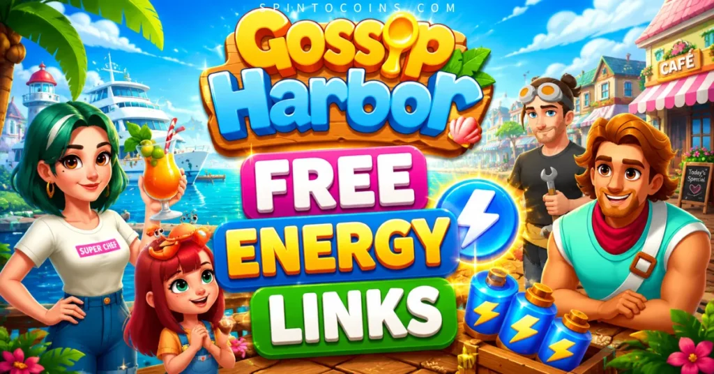 Gossip Harbor Free Energy Links Daily Rewards and Complete Guide